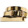 Mango Women's Shiny Effect Belt Gold - Belt - $19.99 