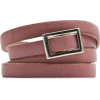 Mango Women's Slim Leather Belt Pink - Pasovi - $19.99  ~ 17.17€