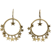 Mango Women's Star Loop Earrings Gold - Aretes - $19.99  ~ 17.17€