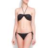 Mango Women's Star Print Bandeau Top Black - Swimsuit - $29.99  ~ £22.79