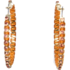 Mango Women's Strass Earrings Coral - Earrings - $19.99 