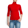 Mango Women's Turtleneck Jumper Red - Koszule - długie - $29.99  ~ 25.76€