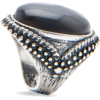Mango Women's Vintage Style Ring Black - リング - $19.99  ~ ¥2,250