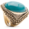 Mango Women's Vintage Style Ring Turquoise - Rings - $19.99 