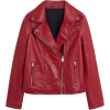 Mango Leather biker jacket - アウター - 