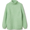 Mango green knit jumper - Pullovers - 