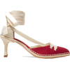 Manolo Blahnik By Day canvas and raffia  - Classic shoes & Pumps - 