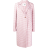 Manzoni 24 dogtooth pattern midi coat - Куртки и пальто - 