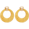 Marble Hoop Earrings - Earrings - 
