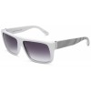 Marc By Marc Jacobs 096/S Sunglasses 0BWW White Black (9C Dark Grey Gradient Lens) - Sunglasses - $74.15 