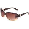 Marc By Marc Jacobs 222/S Sunglasses 0YRO Black Beige (S2 Brown Gradient Lens) - Sunglasses - $61.95 