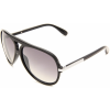 Marc By Marc Jacobs 276/S Sunglasses 0D28 Black (IC Gray Mirror Gradient Silver Lens) - Sunglasses - $69.24 