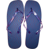 Marc Gold Ladies Blue/Purple Zig Zag Fashion Flip Flop - Sandale - $4.99  ~ 4.29€