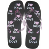 Marc Gold Ladies I Love Boys Fashion Flip Flop - Sandals - $4.99 