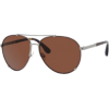 Marc by Marc Jacobs MMJ301S Aviator Sunglasses,Brown Ruthenium Frame/Dark Brown Lens,One Size - Sunglasses - $127.27 