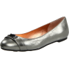 Marc by Marc Jacobs Women's Love Logo Plaque Flat Pewter Nappa - Flats - $115.66 
