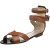 Marc by Marc Jacobs Women's Lysbonas Ankle-Wrap Sandal Brown - サンダル - $127.17  ~ ¥14,313