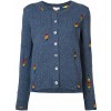Marc Jacobs Rainbow Knit Beaded Small Cardigan Wool Sweater Blue S - Accessories - $995.00 