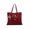 Marc Jacobs Vintage Collage Wingman Tote Bag, Dark Cherry - Carteras - $395.00  ~ 339.26€