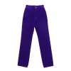 Marc Jacobs Womens 27x33 Velvet Straight Leg High Pants Purple 27 - Acessórios - $395.00  ~ 339.26€