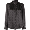 Marc Jacobs polka dot print silk blouse - Hemden - lang - 