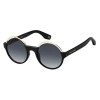 Marc Jacobs sunglasses (MARC-302-S 807/9O) Shiny Black - Gold - Grey Gradient lenses - Eyewear - 