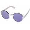 Marc Jacobs sunglasses (MARC-302-S VK6/3J) White - Matt Blue - Grey green with Mirror effect lenses - Eyewear - 