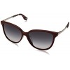 Marc Jacobs sunglasses (MARC-307-F-S LHF/9O) Bordeaux - Silver - Grey Gradient lenses - Eyewear - 