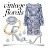 Marchesa Vintage Floral Dress - Illustrations - 
