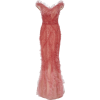 Marchesa Embellished Off-The-Shoulder Tu - Dresses - 