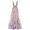 Marchesa Embroidered Floral-Appliquéd Or - Dresses - 