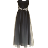 MarchesaNotte Tulle Dress in Nero Bianco - Vestidos - 
