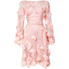 Marchesa Notte lace fitted dress - sukienki - 