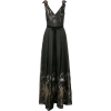 Marchesa Notte metallic finish gown - sukienki - 