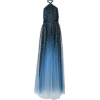 Marchesa Notte ombre blue gown - ワンピース・ドレス - 