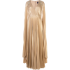 Marchesa Notte pleated cape detail dress - ワンピース・ドレス - $717.00  ~ ¥80,697