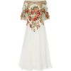 Marchesa Off-The Shoulder Embroidered Si - 连衣裙 - $5,995.00  ~ ¥40,168.51