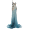 Marchesa One-Shoulder chiffon gown - Obleke - 