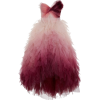 Marchesa Strapless Ombre High Low Dress - sukienki - $1,499.00  ~ 1,287.47€