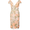 Marchesa floral-embroidered lace dress - sukienki - 