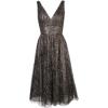 Marchesa notte Sequinned V-neck Gown - ワンピース・ドレス - 