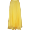 Mariella Silk Pleated Skirt - スカート - 