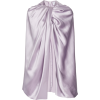 Marina Moscone Twisted Satin Cape - Kurtka - 