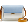 Marni Color-Block Leather Shoulder Bag - Poštarske torbe - 