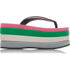 Marni Multi-Tone Platform Thong Sandals - Sandale - 