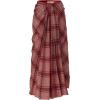 Marni Pleated Plaid Wool Midi Skirt - Spudnice - 