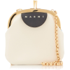 Marni Two-Tone Mini Leather Shoulder Bag - Torebki - 