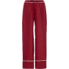 Marni Two-Tone Silk-Satin Wide-Leg Pants - Capri & Cropped - 