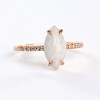 Marquise Natural White Opal Diamond Arlo - リング - 