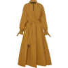 Martin Grant Belted Pleated Crepe Trench - アウター - 